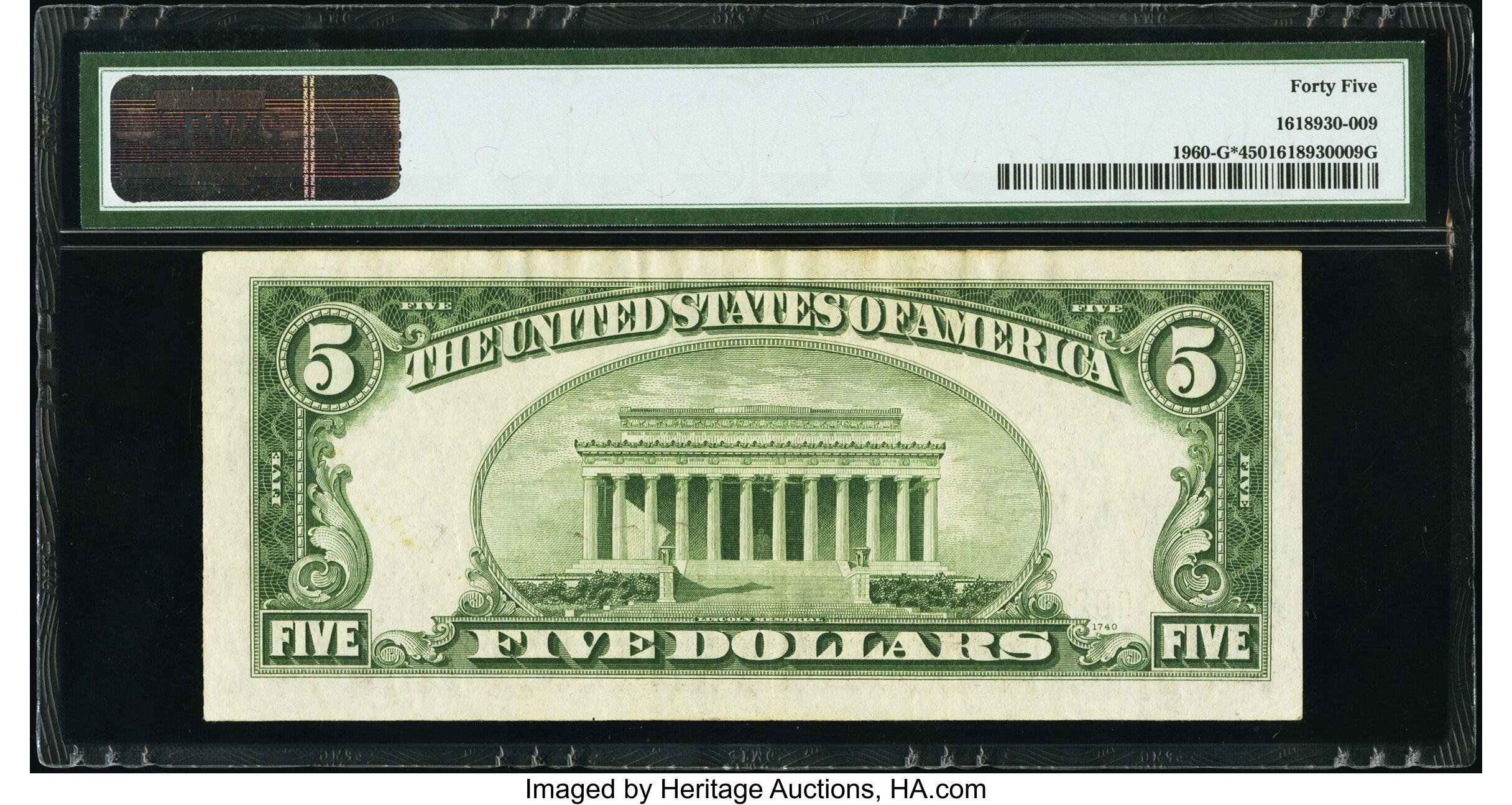 image for: Fr. 1960-G* $5 1934D Federal Reserve Star Note. PMG Choice Extremely Fine 45....