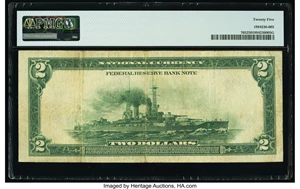 image for: Fr. 765 $2 1918 Federal Reserve Bank Note PMG Very Fine 25....