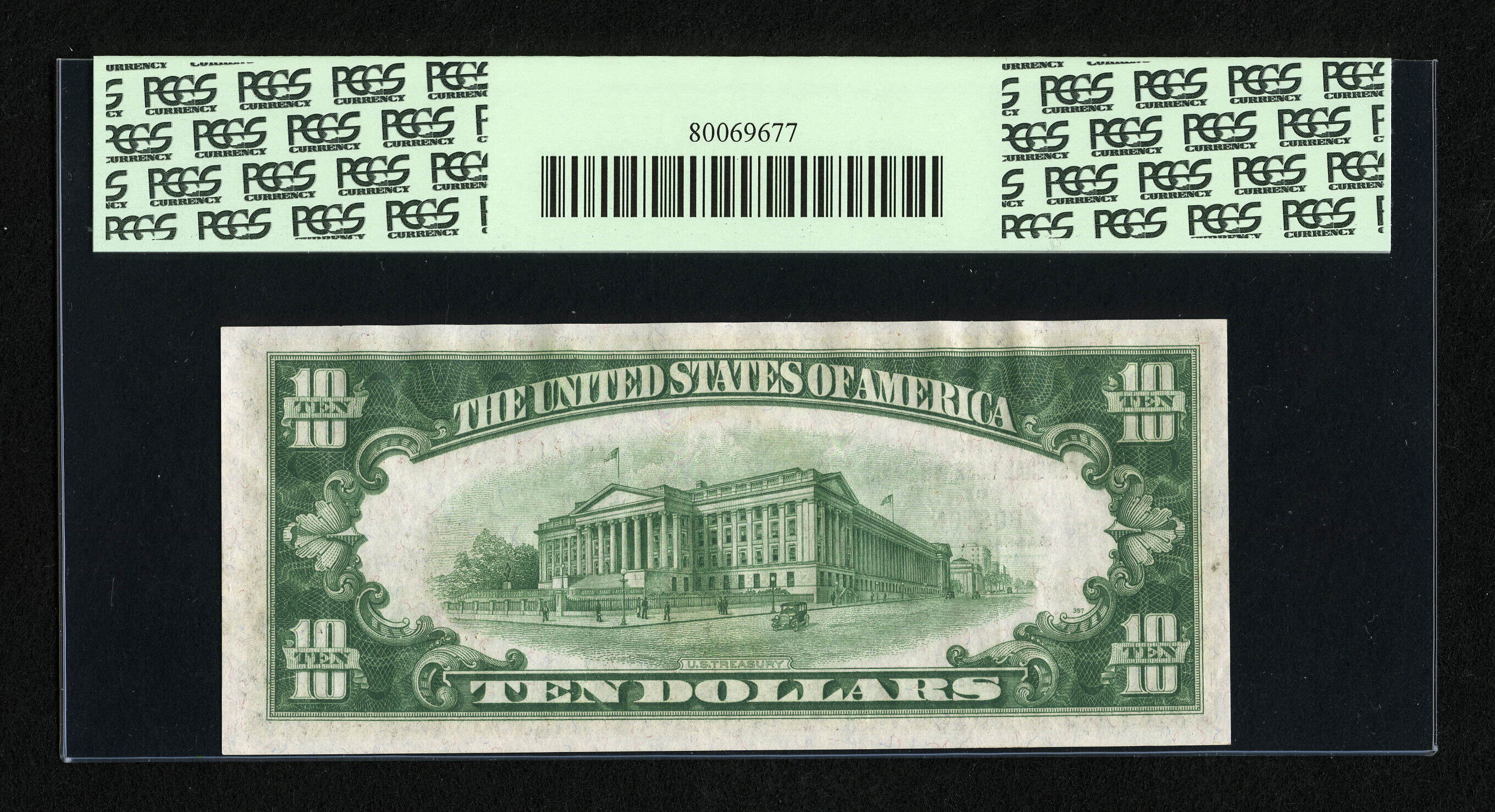 image for: Fr. 1860-A $10 1929 Federal Reserve Bank Note. PCGS Very Choice New 64PPQ....