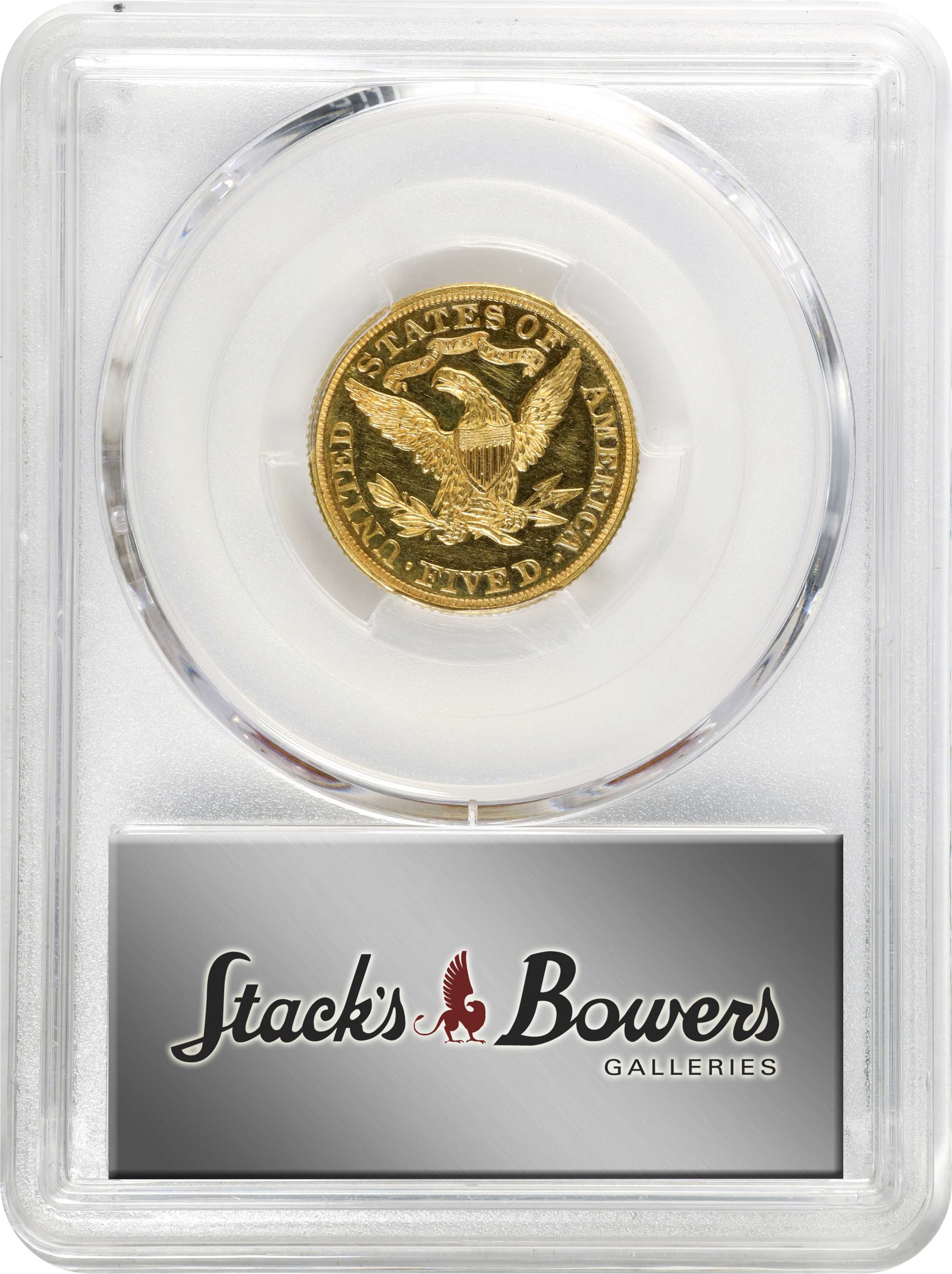 image for: 1897 Liberty Head Half Eagle. JD-1, the only known dies. Rarity-5. Proof-62 Cameo (PCGS).