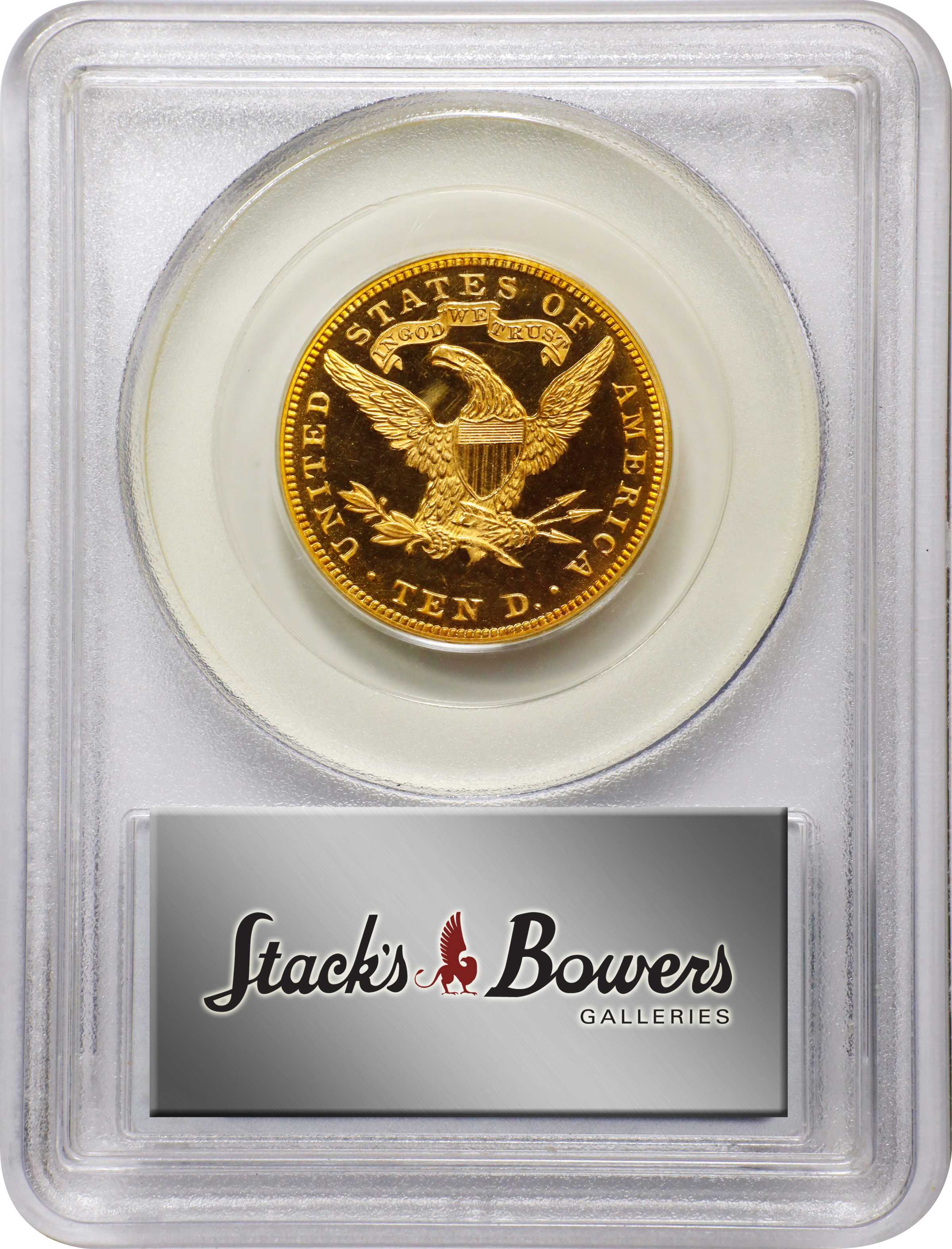 image for: 1897 Liberty Head Eagle. JD-1, the only known dies. Rarity-5+. Proof-64 Deep Cameo (PCGS). CAC.