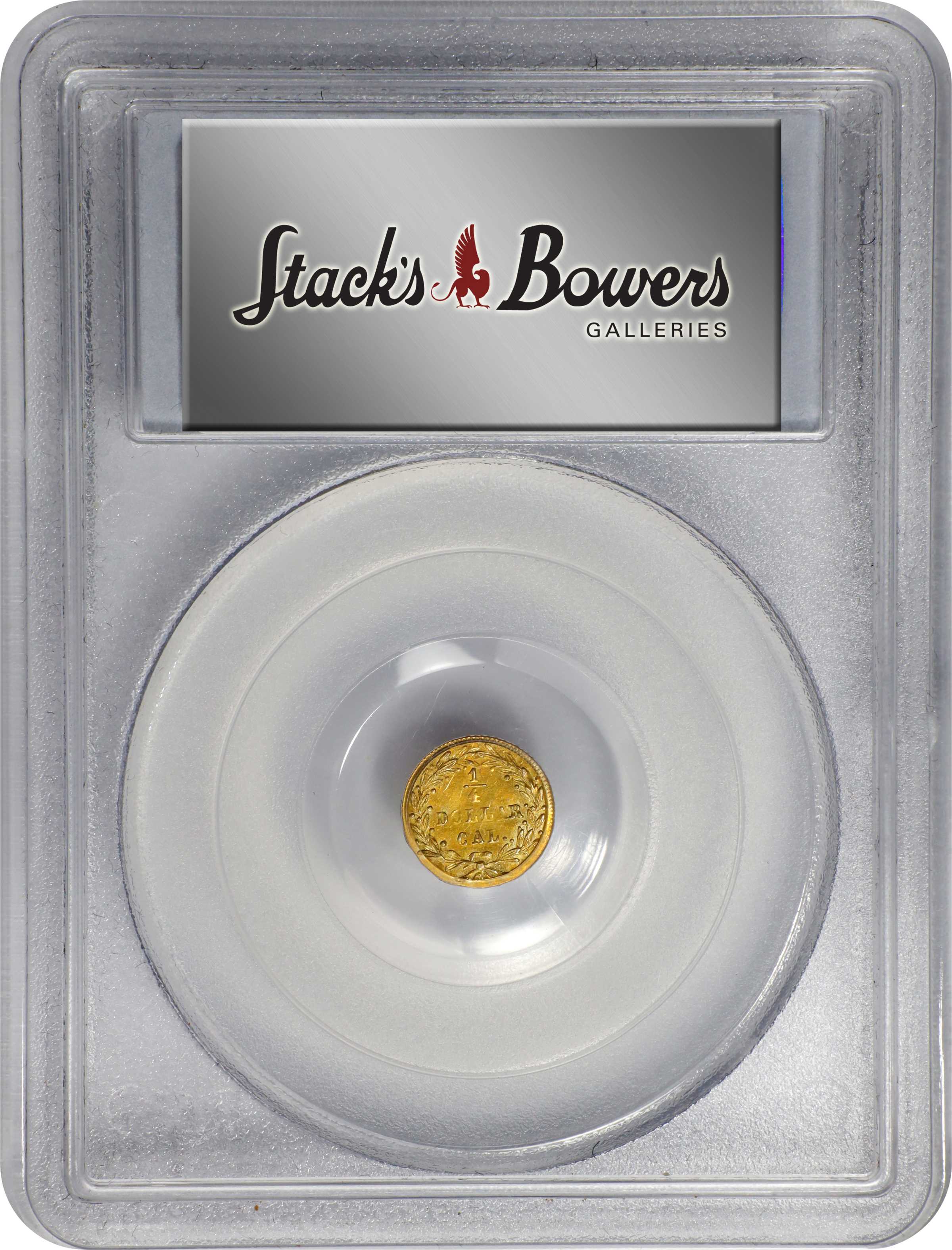 image for: 1872/1 Round 25 Cents. BG-868. Rarity-4+. Indian Head. MS-62 (PCGS).