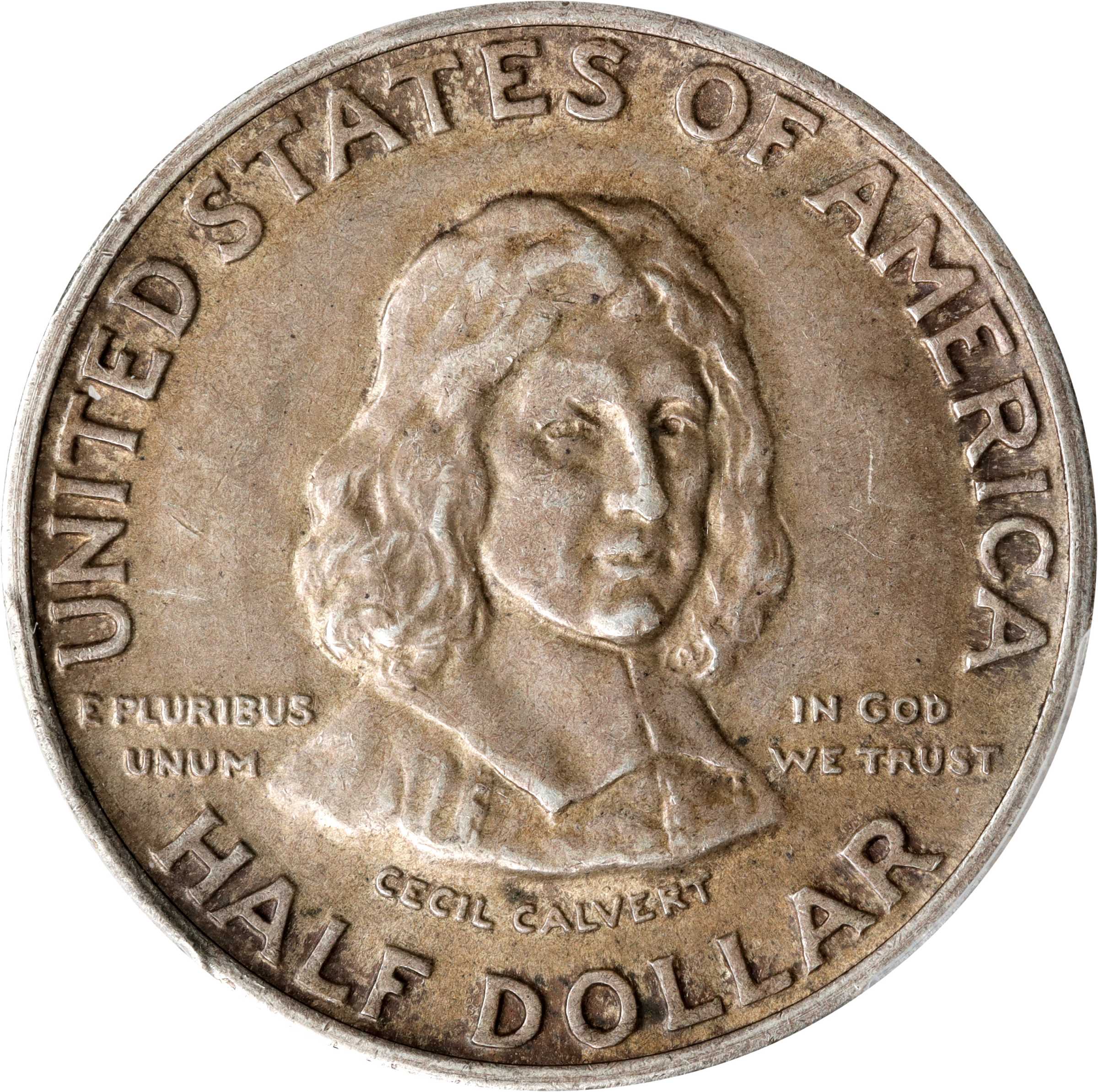 1934 Maryland Tercentenary. AU-58 (PCGS).