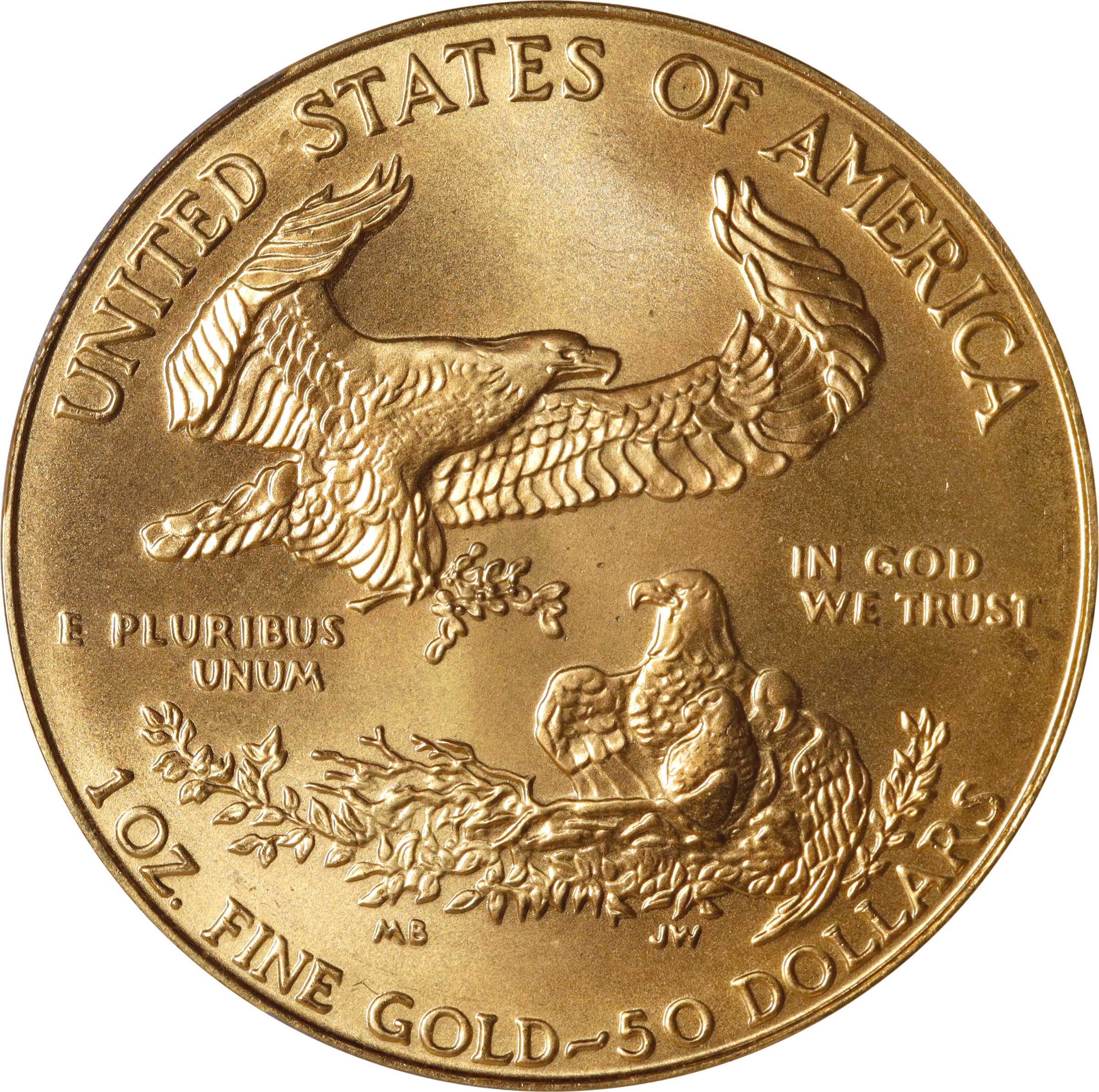image for: 1993 One-Ounce Gold Eagle. MS-69 (PCGS).