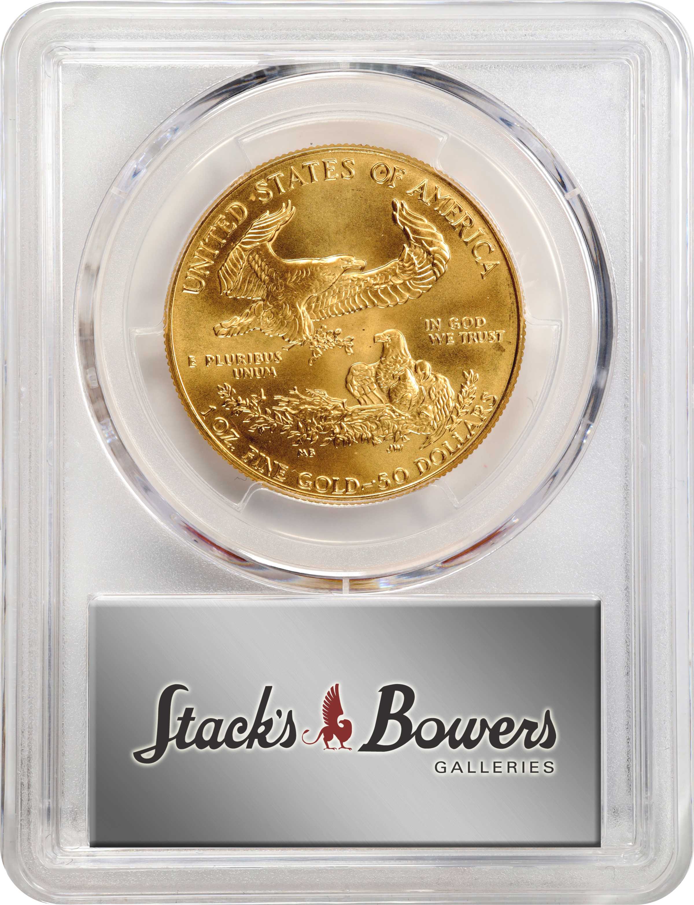 image for: 1993 One-Ounce Gold Eagle. MS-69 (PCGS).