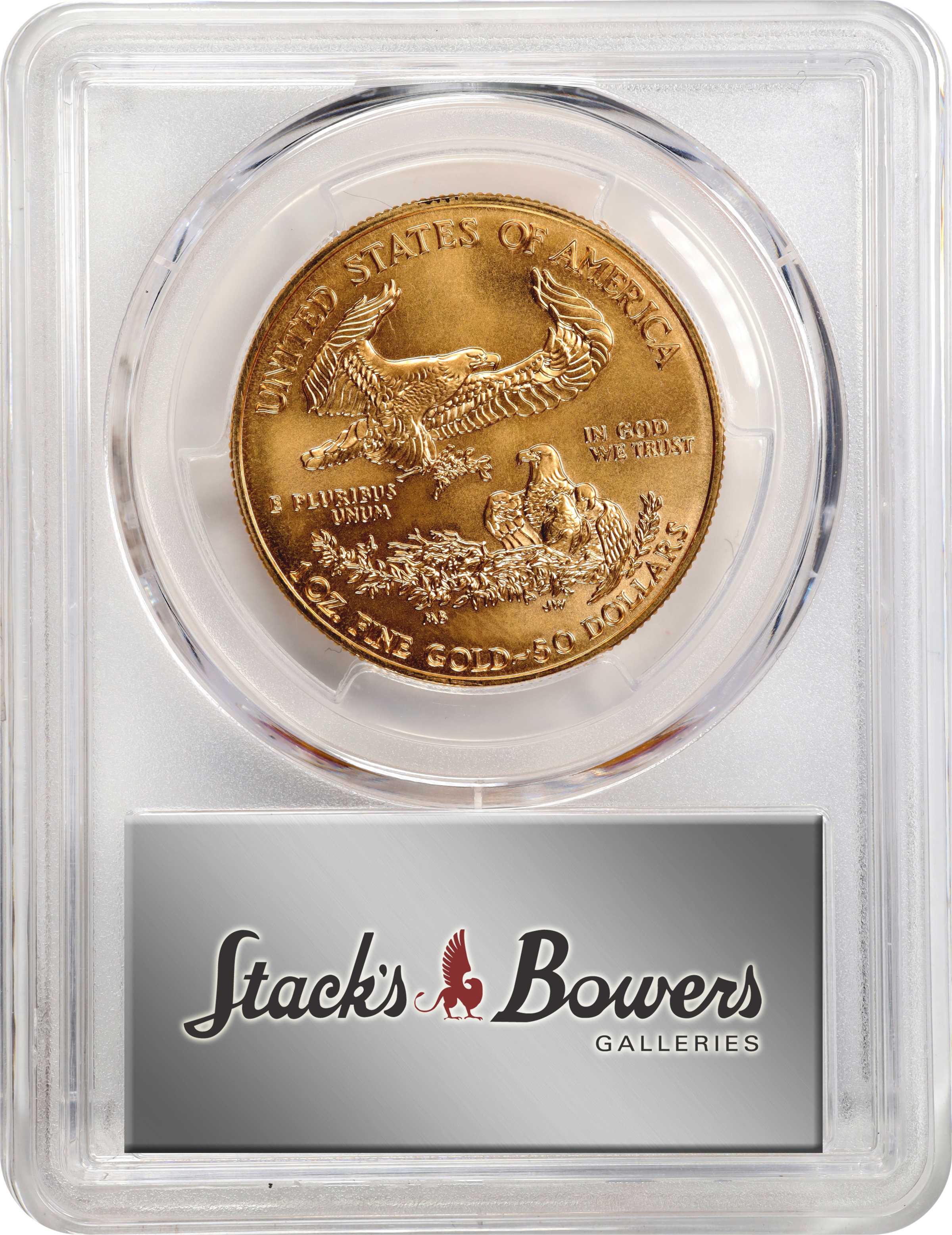 image for: 2001 One-Ounce Gold Eagle. MS-69 (PCGS).