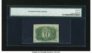 image for: Fr. 1245 10c Second Issue PMG Choice Uncirculated 64 EPQ....