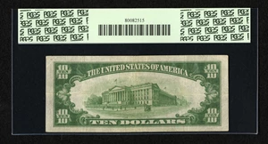 image for: Fr. 1701* $10 1934 Silver Certificate. PCGS Very Fine 20....