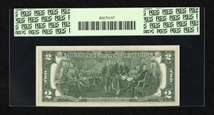 image for: Fr. 1935-J* $2 1976 Federal Reserve Note. PCGS Gem New 65PPQ....