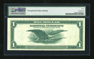 image for: Fr. 719 $1 1918 Federal Reserve Bank Note PMG Extremely Fine 40 EPQ.