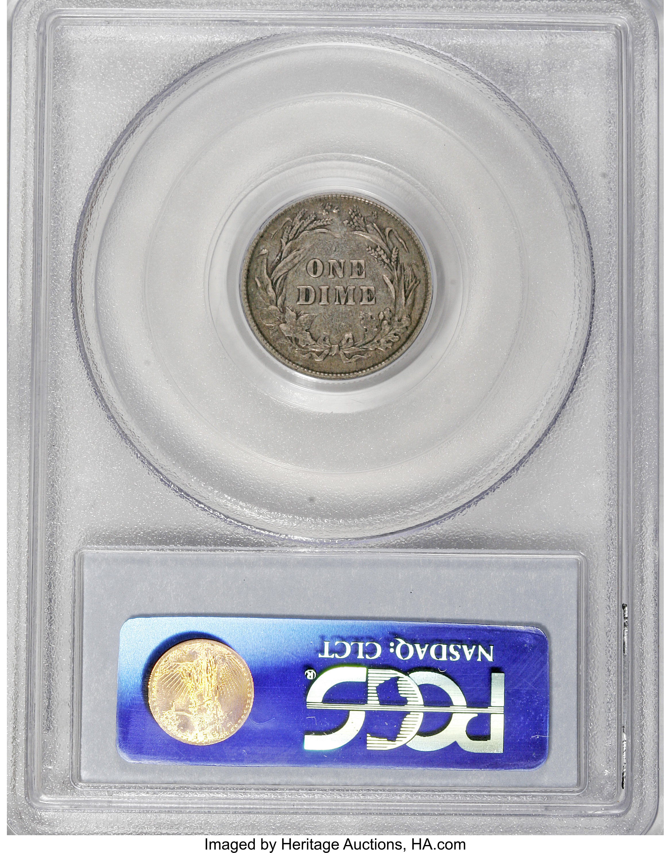 1892 10c VF35 CAC thumbnail 2