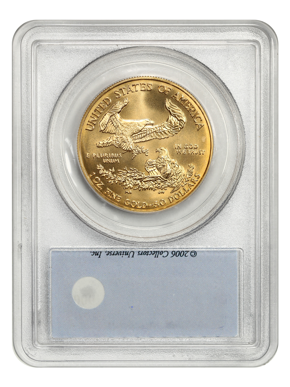 image for: 2006 Gold Eagle $50 PCGS MS69 (First Strike)