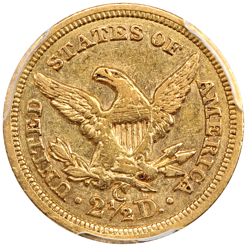 image for: 1855-C $2 1/2 PCGS AU55