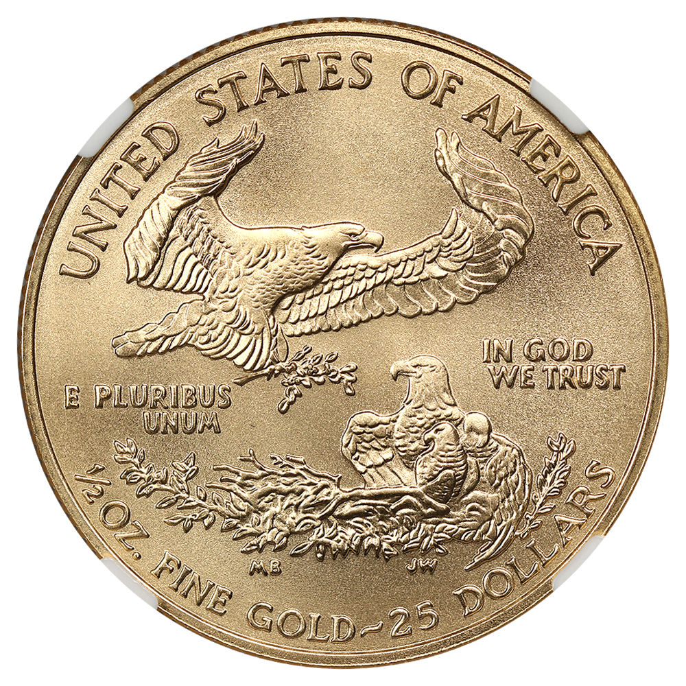 image for: 2008 Gold Eagle $25 NGC MS69 (Early Releases)