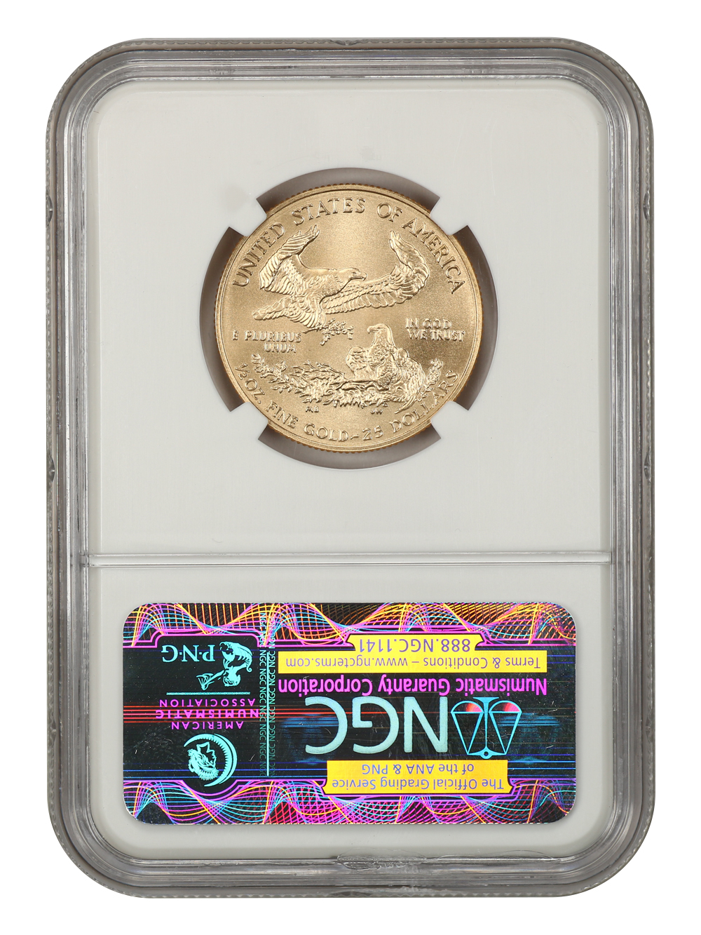 image for: 2008 Gold Eagle $25 NGC MS69 (Early Releases)