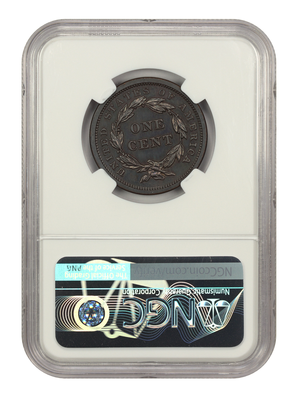 image for: 1841 1c NGC Proof 65 BN (N-1) ex: COL Ellsworth