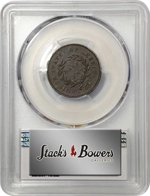 image for: 1794 Liberty Cap Half Cent. C-1a. Rarity-3. Normal Head. Large Edge Letters. AU-58 (PCGS).