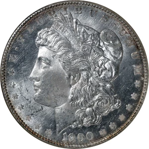 image for: 1900-O Morgan Silver Dollar. MS-64 DPL (NGC).