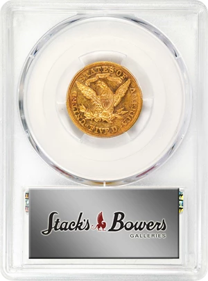 image for: 1877 Liberty Head Half Eagle. AU-55 (PCGS).