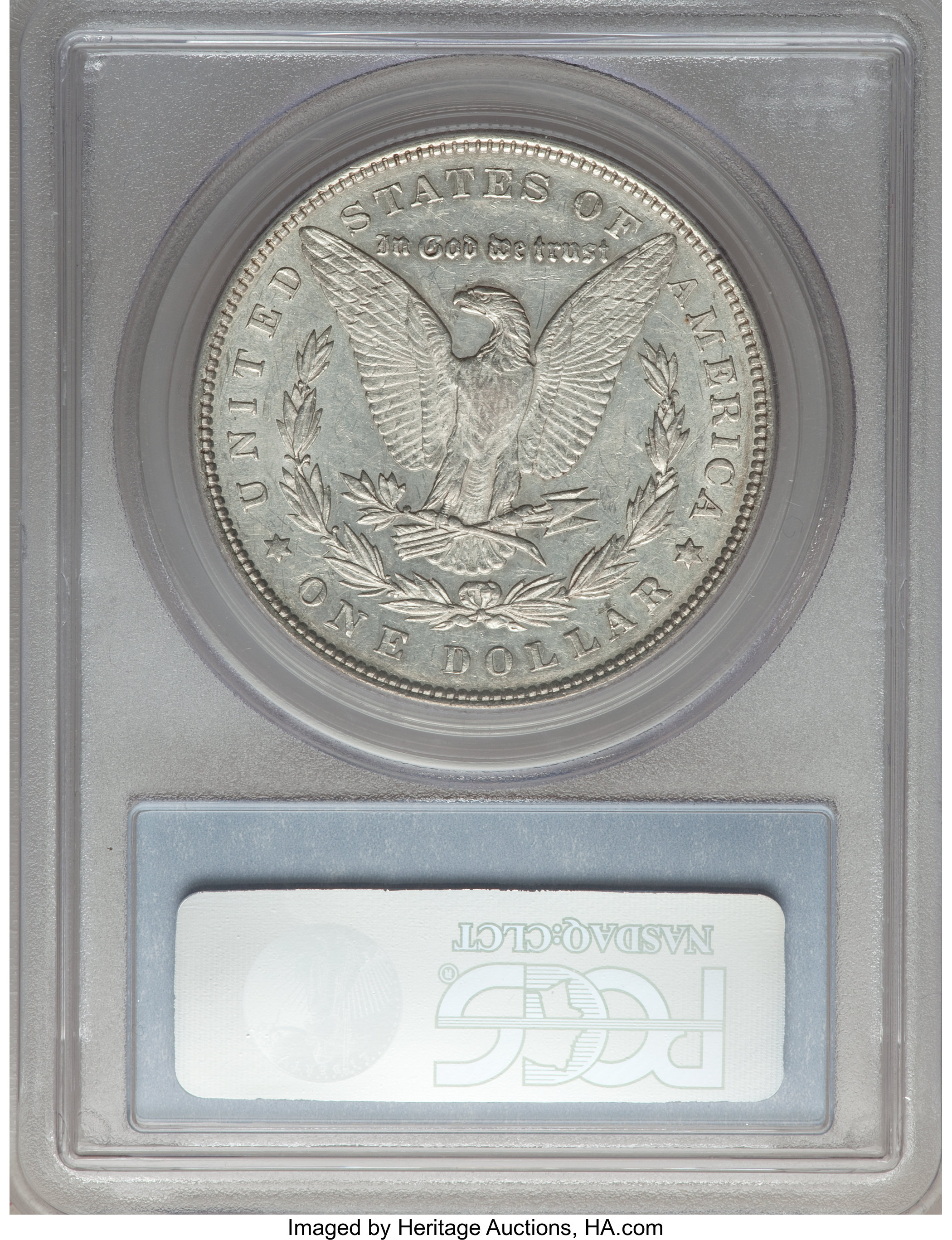 image for: 1878 7TF $1 Reverse of 1879, Vam-228B, Slashed O AU53 PCGS. Hitlist. PCGS Population (0/0). NGC Census: (0/0).From The ...