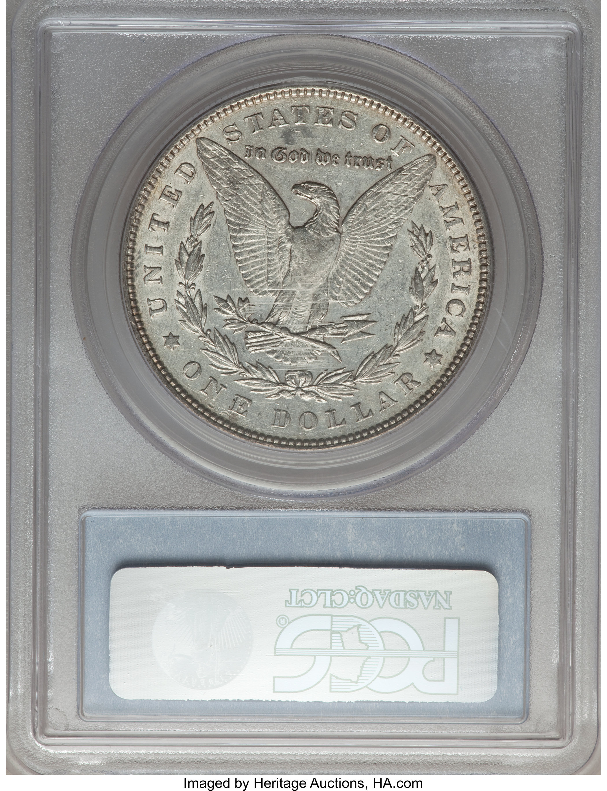 image for: 1878 7TF $1 Reverse of 1879, Vam-228B, Slashed O AU53 PCGS. Hitlist. PCGS Population (0/0). NGC Census: (0/0).From The ...