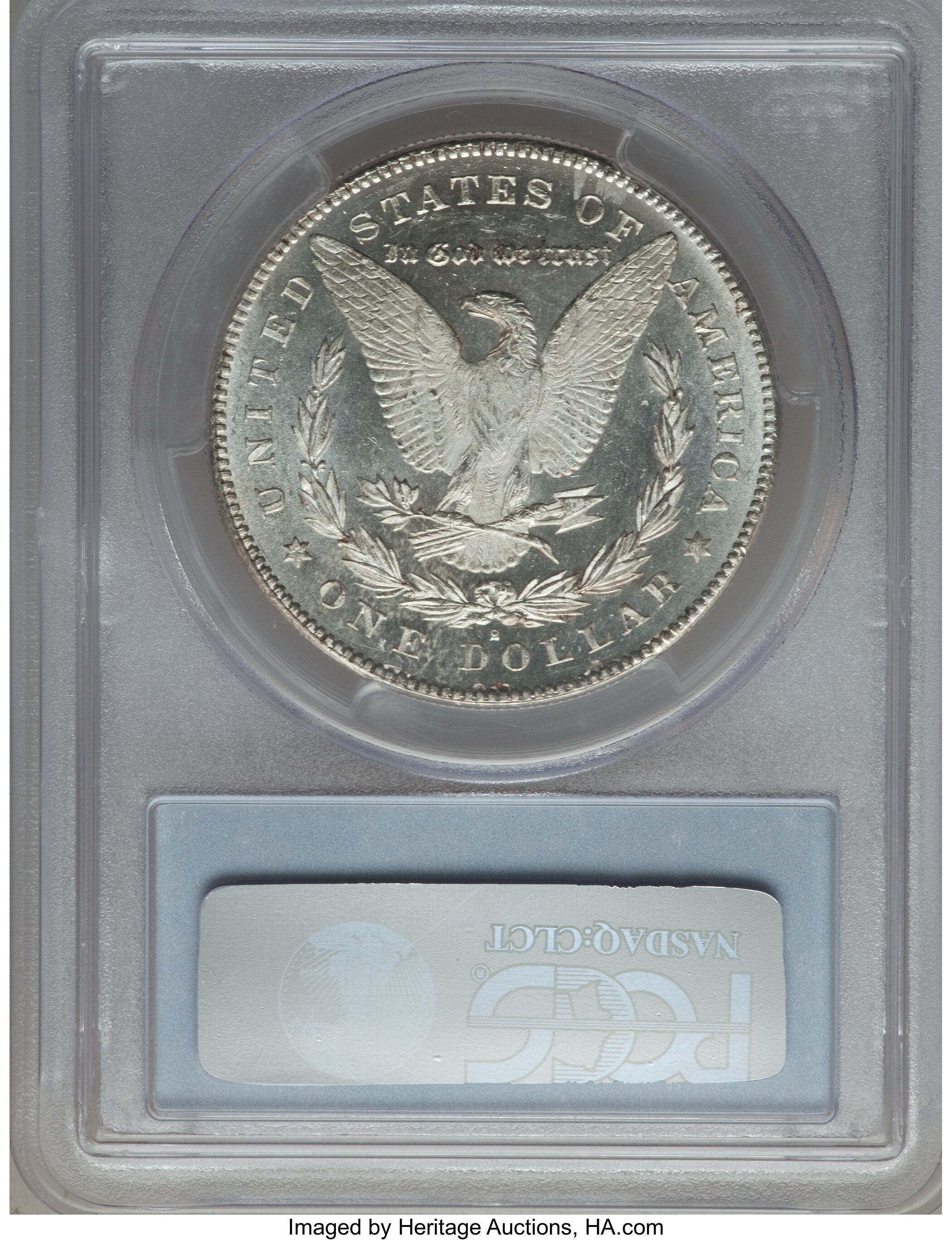 image for: 1878-S $1 Vam-76, Lava Wing MS62 PCGS. Hitlist. PCGS Population (0/0). NGC Census: (0/0).From The Parcfeld Collection....