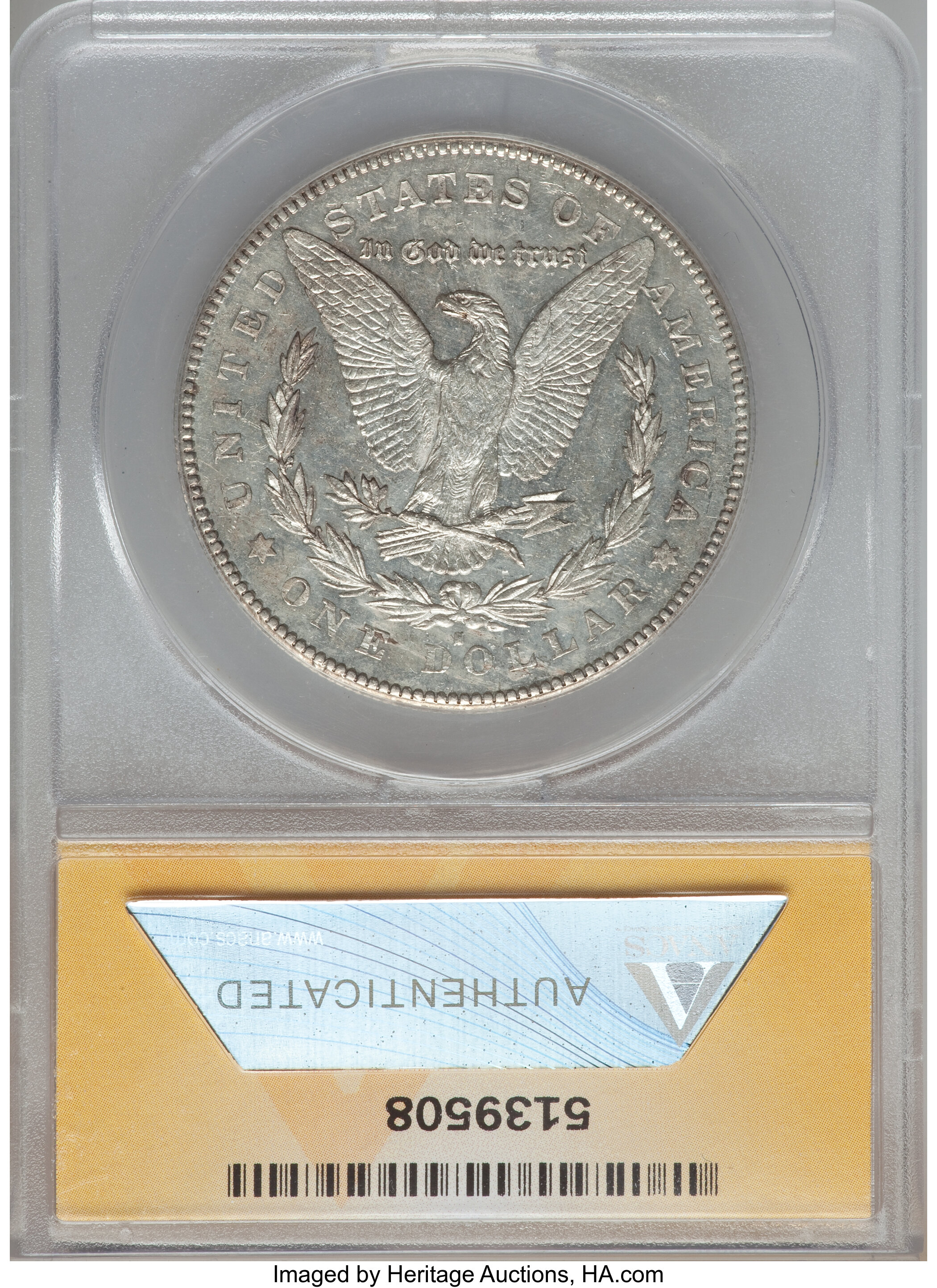 image for: 1878-S $1 Vam-108 AU55 ANACS.From The Parcfeld Collection....