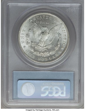 image for: 1904-O $1 Vam-4B, Fishhook MS64 PCGS. Hitlist. PCGS Population (0/0). NGC Census: (0/0).From The Parcfeld Collection....