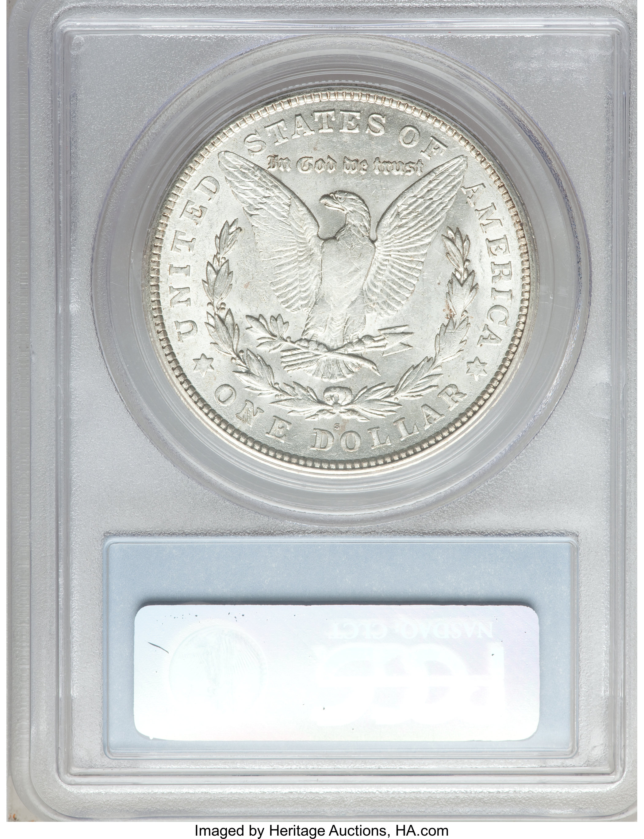 image for: 1921-S $1 Thorn Head AU55 PCGS. VAM-1B-6/7. Hit List. PCGS Population (10/27). NGC Census: (0/0)....