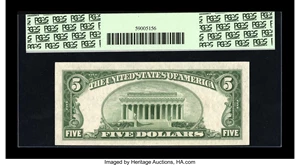image for: Fr. 1531* $5 1928F Wide I Legal Tender Note. PCGS Gem New 66PPQ.