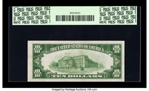 image for: Fr. 1700 $10 1933 Silver Certificate. PCGS Choice New 63PPQ....
