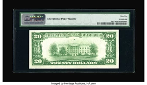 image for: Fr. 2051-J $20 1928A Federal Reserve Note. PMG Gem Uncirculated 65 EPQ....