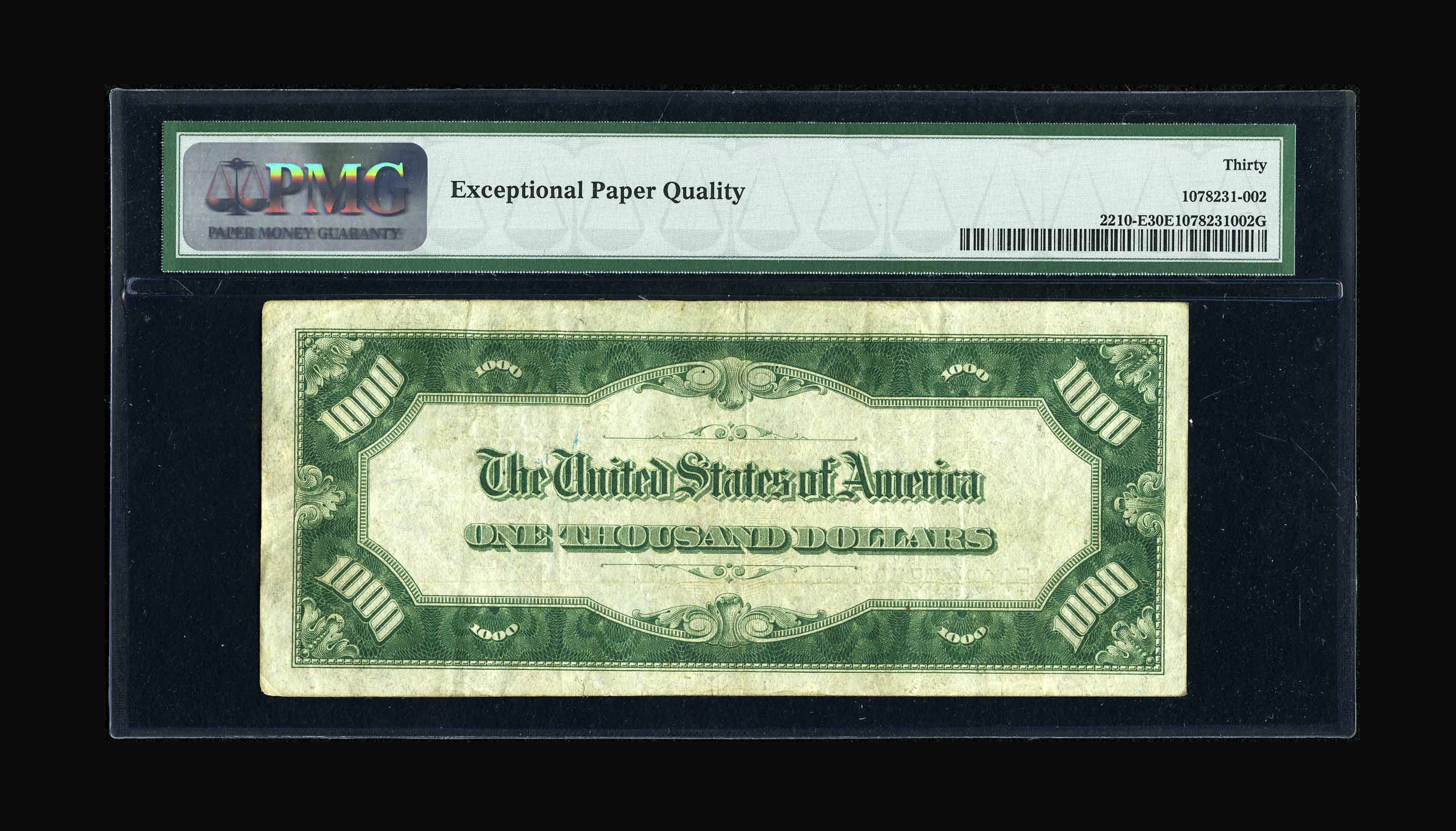 image for: Fr. 2210-E $1000 1928 Federal Reserve Note. PMG Very Fine 30 EPQ....