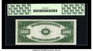 image for: Fr. 2221-G $5000 1934 Federal Reserve Note. PCGS Very Choice New 64....