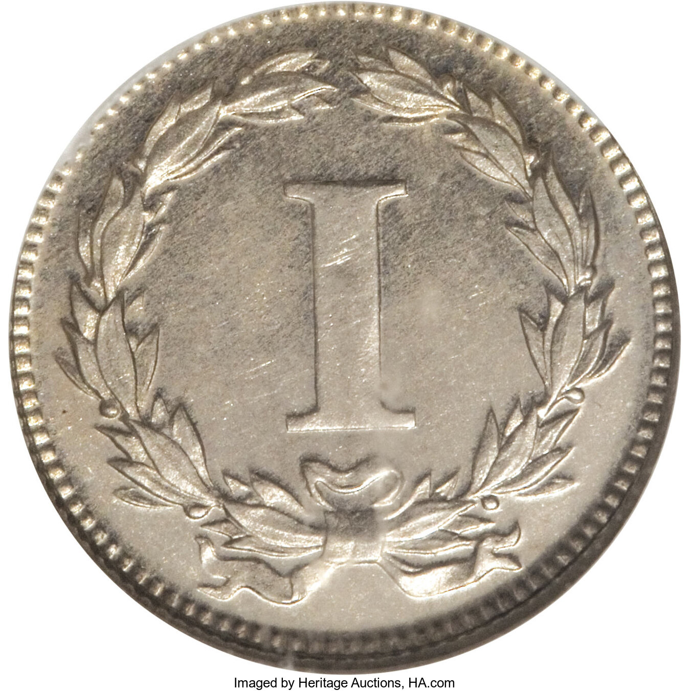 image for: 1868 1C One Cent, Judd-608, Pollock-673, R.4, PR64 NGC....