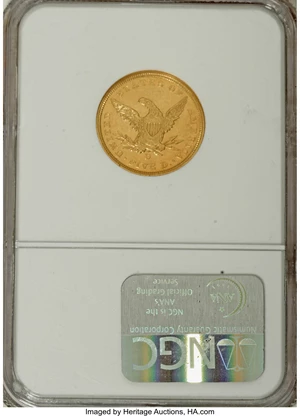 image for: 1841-D $5 Tall D AU58 NGC....