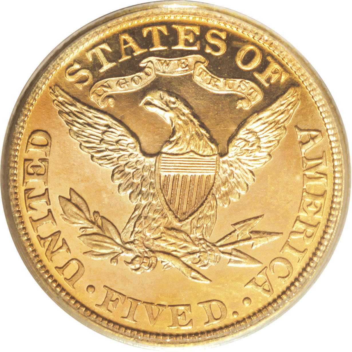 image for: 1895 $5 PR66 Cameo PCGS....