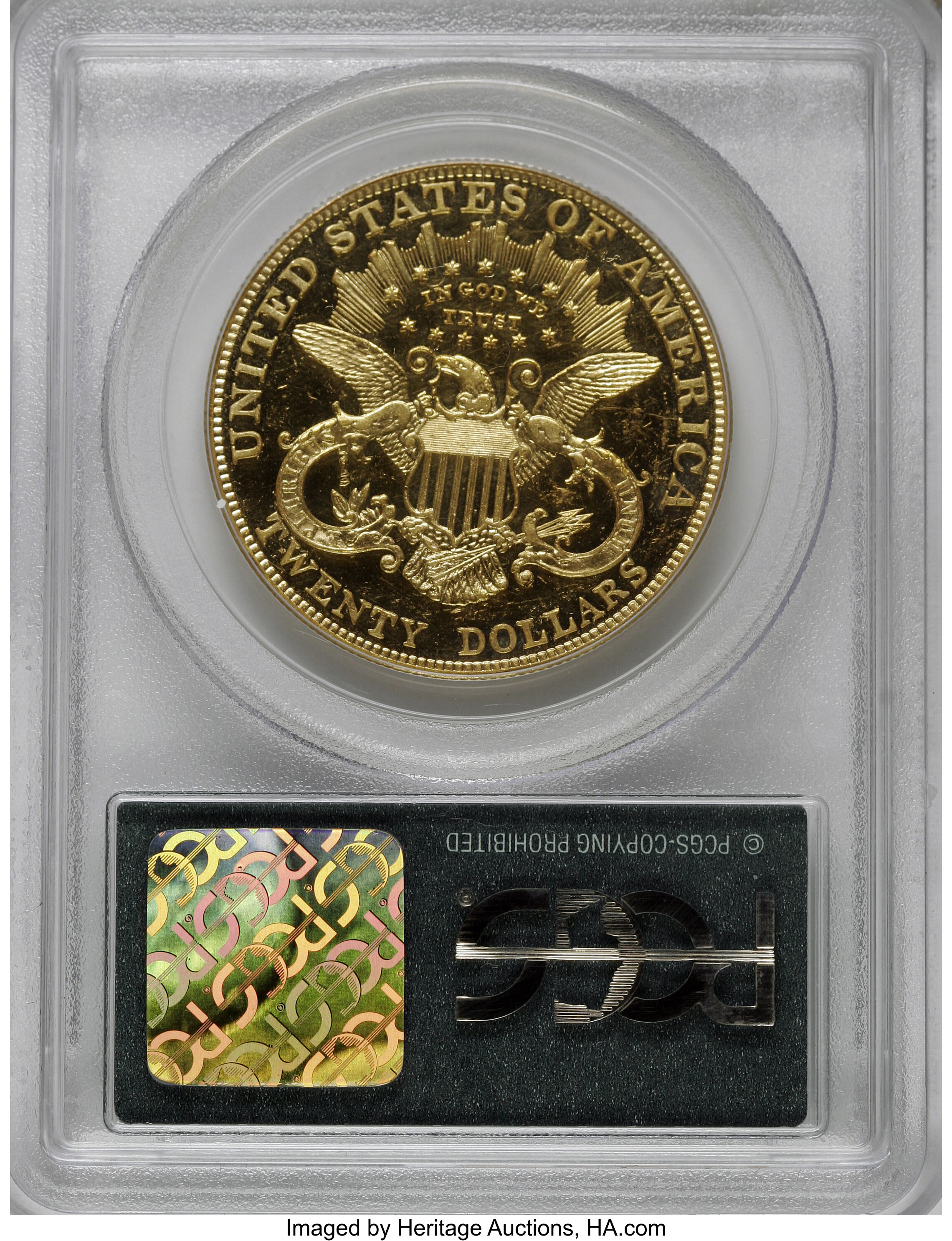image for: 1906 $20 PR58 PCGS....