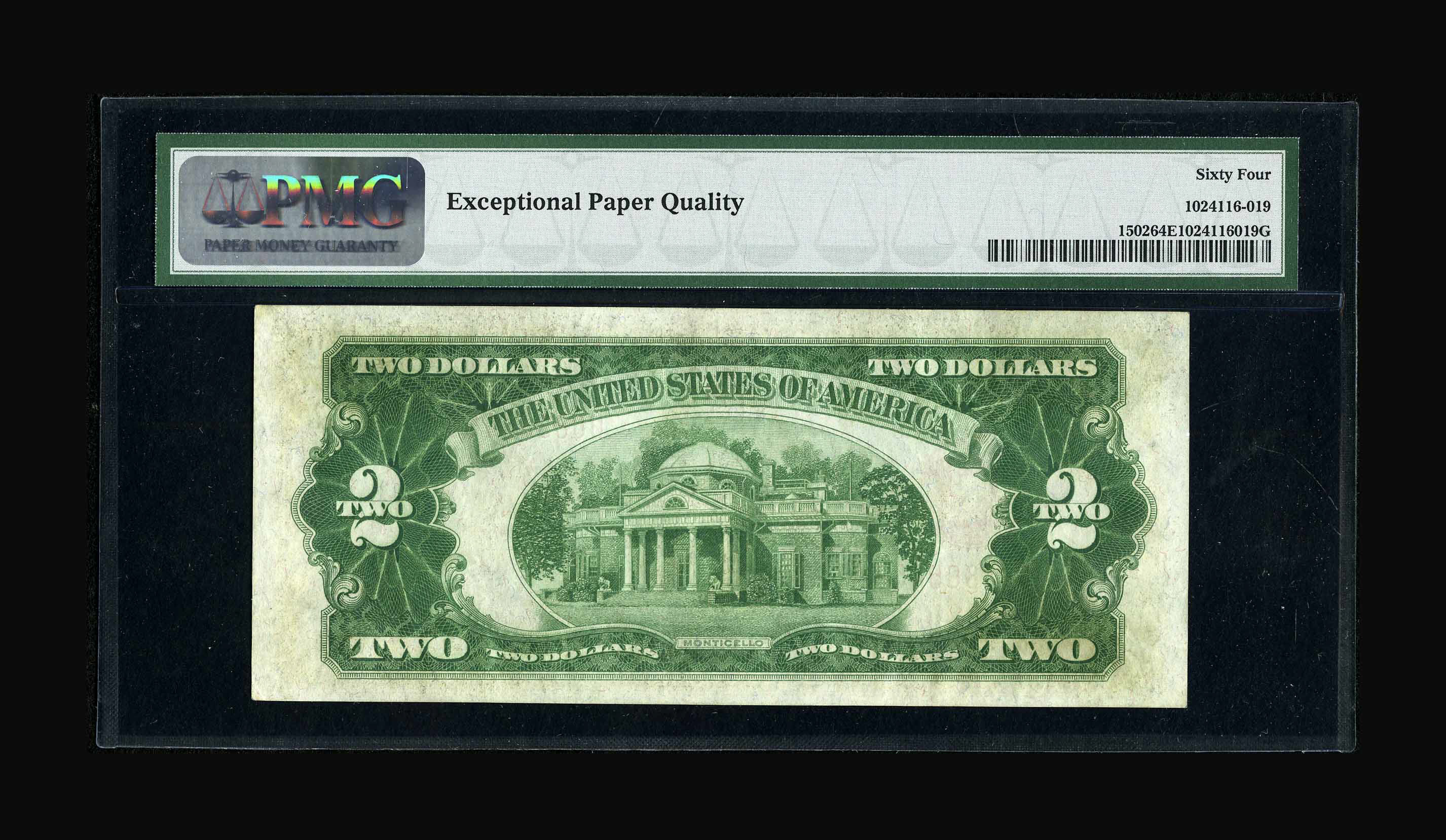 image for: Fr. 1502 $2 1928A Legal Tender Note. PMG Choice Uncirculated 64 EPQ....