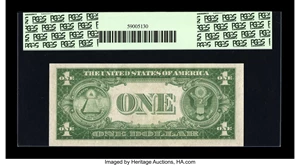 image for: Fr. 1608* $1 1935A Mule Silver Certificate. PCGS Choice About New 58PPQ....