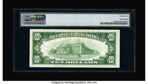 image for: Fr. 1700 $10 1933 Silver Certificate. PMG Very Fine 25.