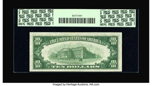 image for: Fr. 2000-F $10 1928 Federal Reserve Note. PCGS Gem New 65PPQ....