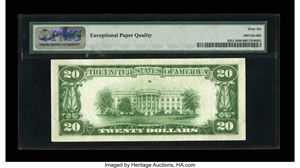 image for: Fr. 2051-J $20 1928A Federal Reserve Note. PMG Gem Uncirculated 66 EPQ....