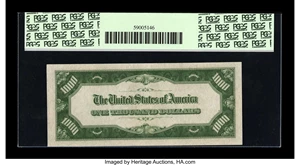 image for: Fr. 2212-J $1000 1934A Federal Reserve Note. PCGS Choice About New 55....