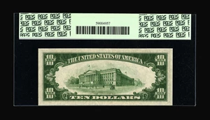 image for: Fr. 2308 $10 1934 North Africa Silver Certificate. PCGS Choice New 63PPQ....