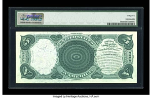 image for: Fr. 69 $5 1878 Legal Tender PMG About Uncirculated 55.