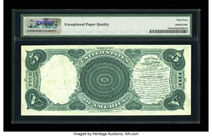 image for: Fr. 72 $5 1880 Legal Tender PMG Choice Uncirculated 64 EPQ.