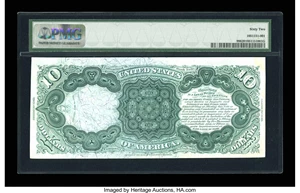 image for: Fr. 99 $10 1878 Legal Tender PMG Uncirculated 62.