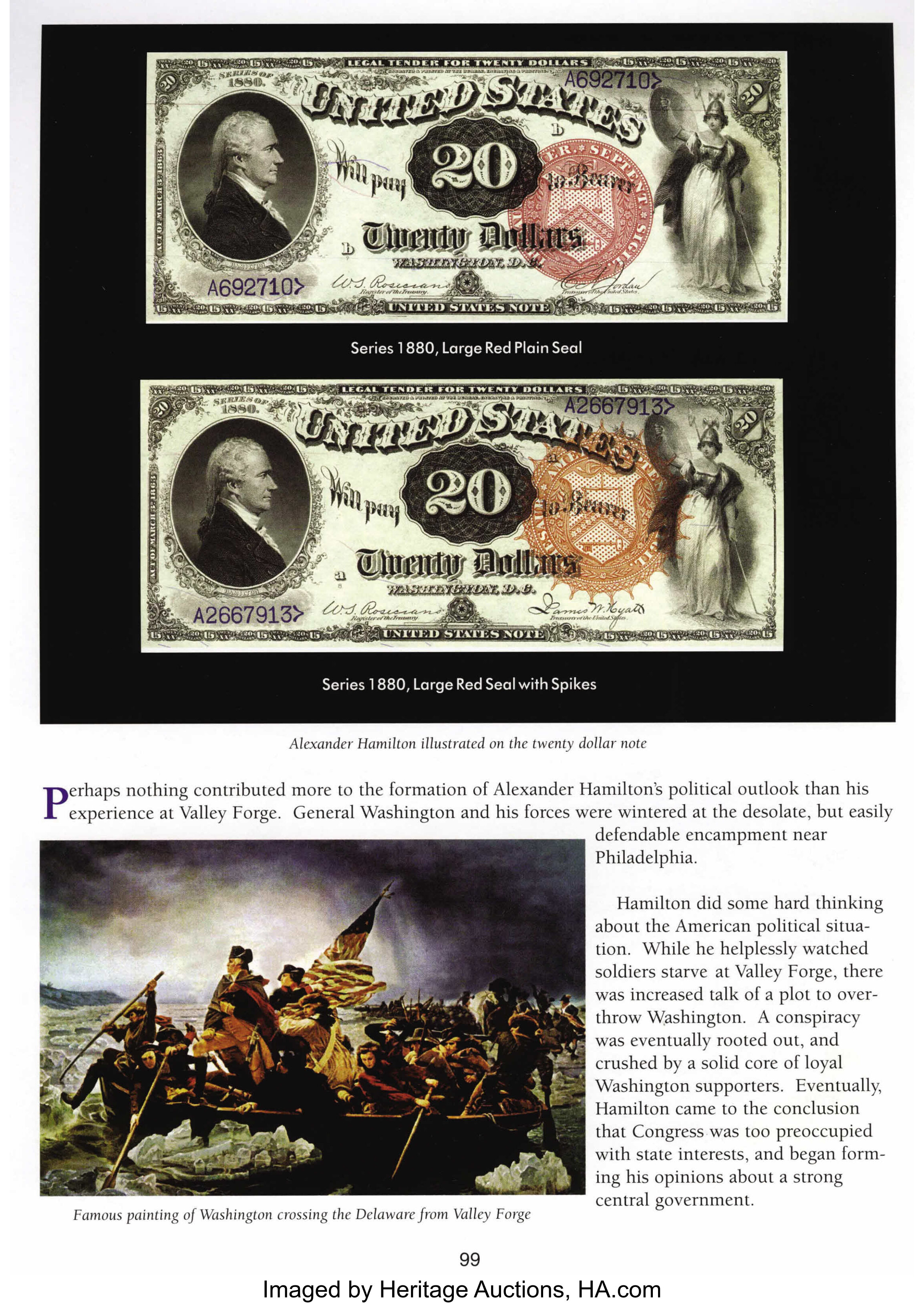 image for: Fr. 136 $20 1880 Legal Tender PMG Choice Uncirculated 64 EPQ....