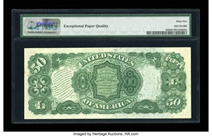image for: Fr. 152 $50 1874 Legal Tender PMG Gem Uncirculated 65 EPQ....